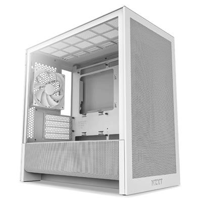 Nzxt H3 Flow Mid Tower Case White M-Atx/M-Itx