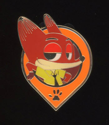 SDR Shanghai Game Prize Zootopia Nick Wilde Map Marker Disney Pin