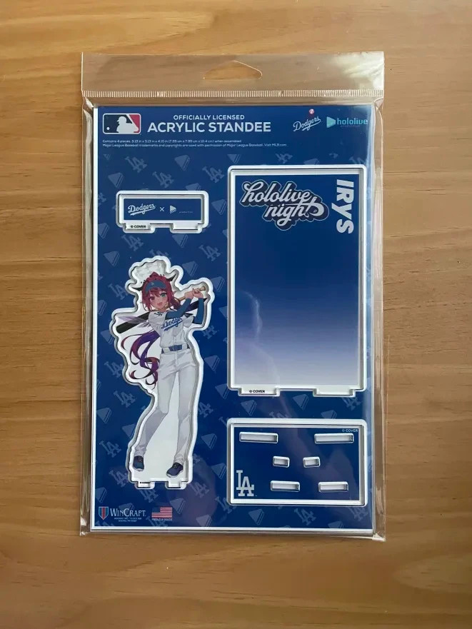 Dodgers × hololive アクリルスタンド　IRyS 限定商品 Official Dodgers x Hololive Night Acrylic Stand IRyS MLB