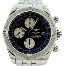 Breitling Men's 44mm Chronomat Evolution Swiss Auto Grey Dial SS Watch- A13356! 4