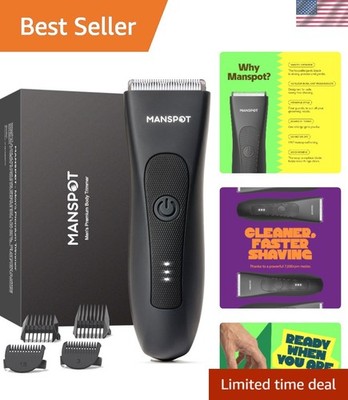Manscape Electric Groin & Body Hair Trimmer with Ceramic Blade - Waterproof