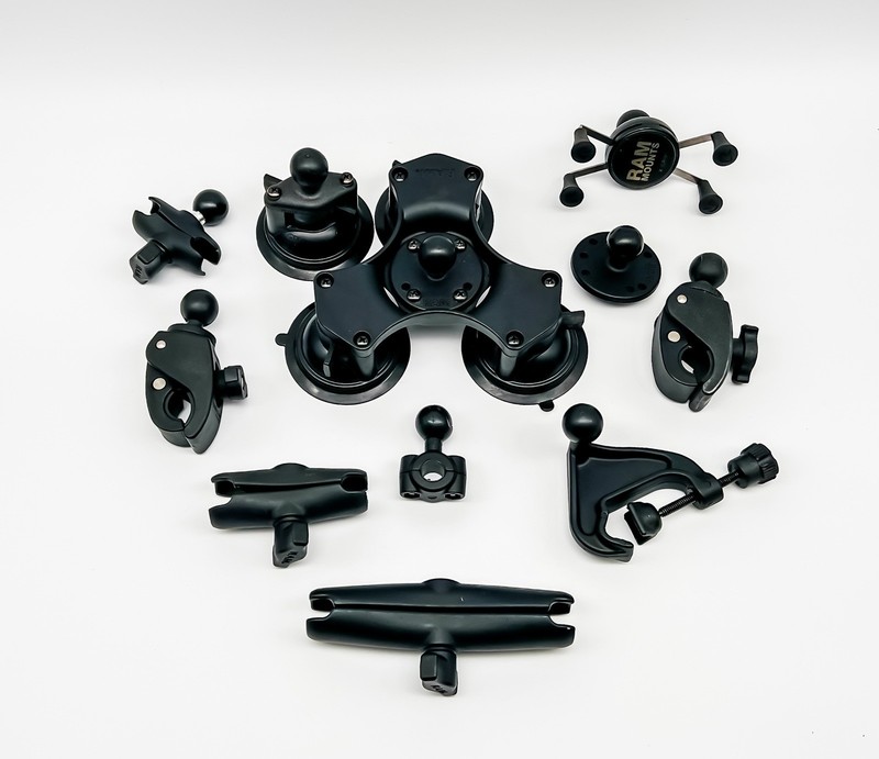 RAM Mounts Lot Various Bases, Holders, Arms