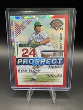 2024 Panini Prospect Edition #163 Ryan Sloan Red Ice Holo