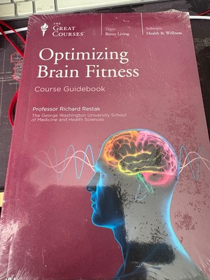Great Courses: Optimizing Brain Fitness 2 DVD + Course guidebook SEALED