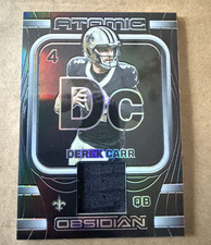 2023 Panini Obsidian - Atomic Materials Derek Carr #AMA-DCA /199 (MEM)