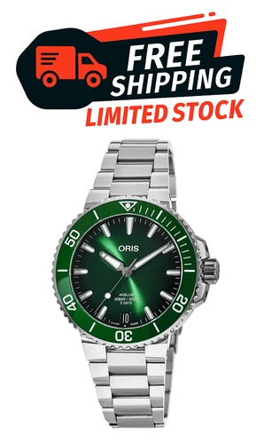 New Oris Aquis Date 41mm Green Dial Men's Watch (01 400 7769 4157-07 8 22 09PEB)