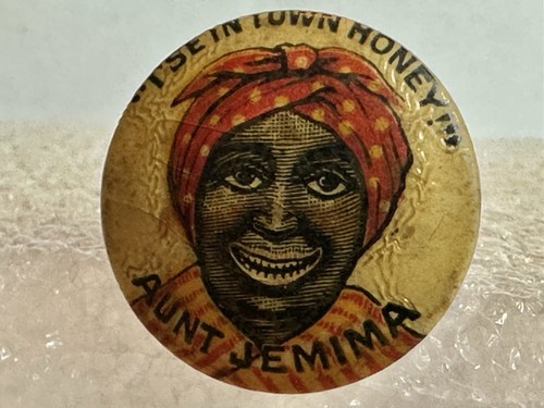 Vintage Pancake Flour Syrup Celluloid Advertising Pinback General Country Store