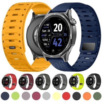 22mm Silicone Band Strap For Amazfit Bip 6/5 GTR 4/3/2/2e/47mm Cheetah Pro