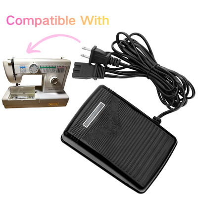 110V Foot Control Pedal Power For Euro-Pro Sewing Machine 1260DX 375 415 440DX