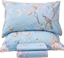 Floral Bed Sheets Set King Size - Luxury Bird Buttefly Print Bed Sheet Set - ...