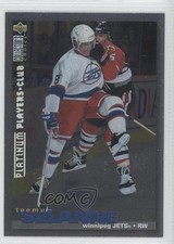 1995 Upper Deck Collector's Choice Platinum Player's Club Teemu Selanne HOF 0f2