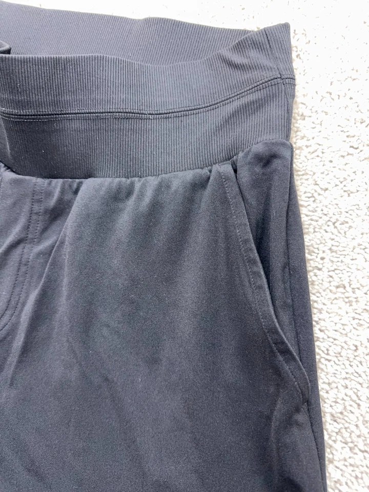 Lou & Grey Wide Leg Pants Women's Small Black Soft Relaxed Pockets Pull On - Image 4 of 4