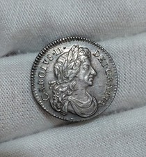 Rare 1683 Charles II sixpence coin - Nice condition with luster