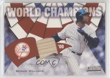 2002 Topps Stadium Club World Champions Relics Bernie Williams #WC-BW y8f