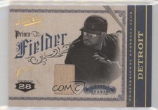 2011 Playoff Prime Cuts Century Gold Materials 2/25 Prince Fielder #40 5r6