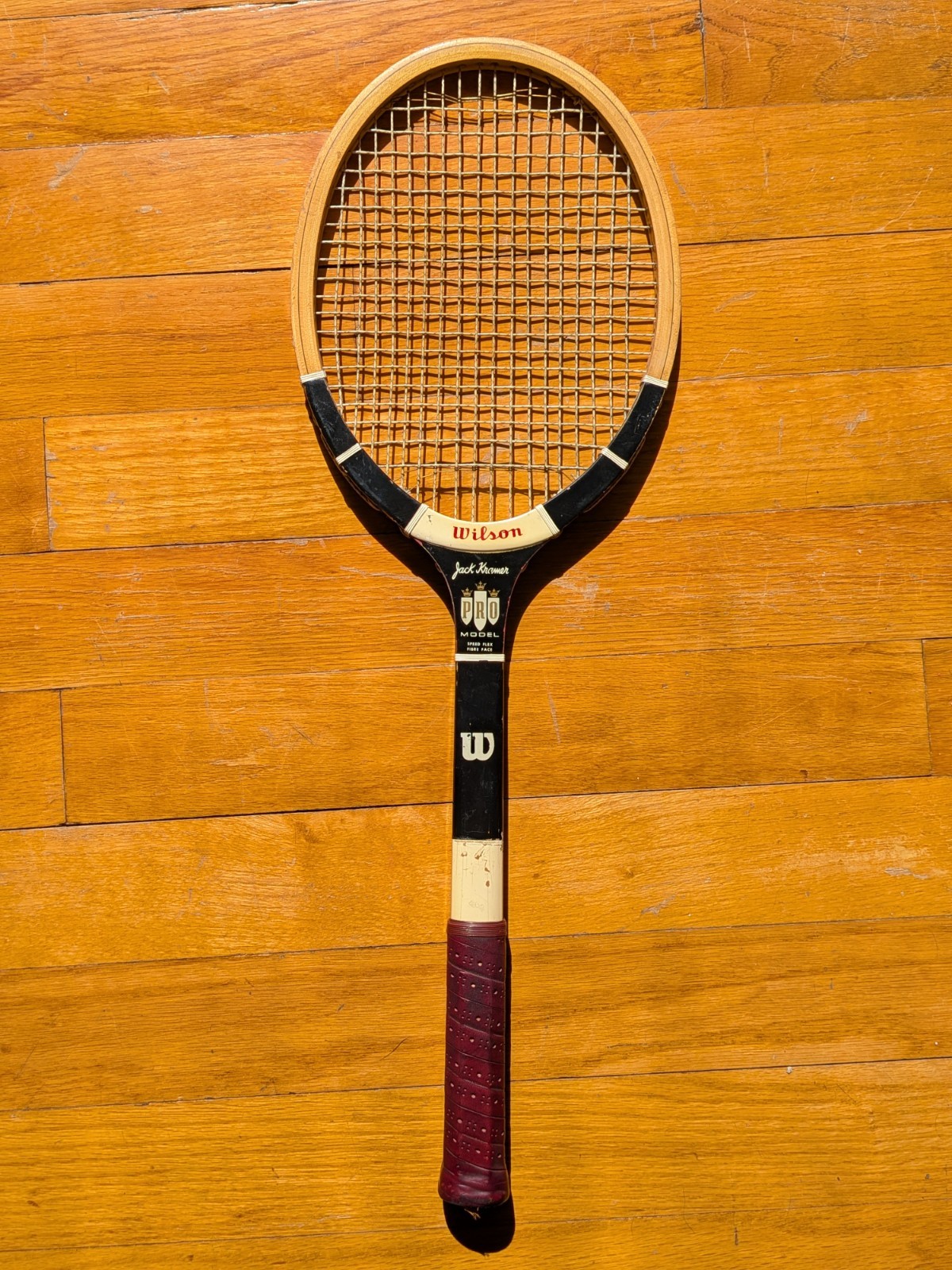 Vintage Wilson Jack Kramer Wood Tennis Racquet 27&rdquo; Retro W