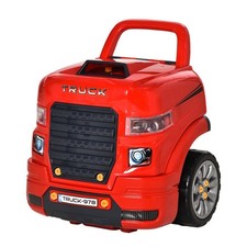 61-Piece Kids Car Mechanic Play Set, Includes Engine Disassembly, Tools, Lights