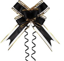 10pcs Pull Bows,Black Pull Bows for Gift Wrapping,Pull Bows for Gift Baskets ...