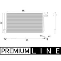 Kondensator, Klimaanlage Mahle AC 941 000P
