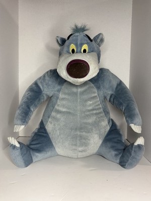 Disney Baloo Plush Large 16  Blue Jungle Book Bear Hasbro Stuffed Animal Vintage