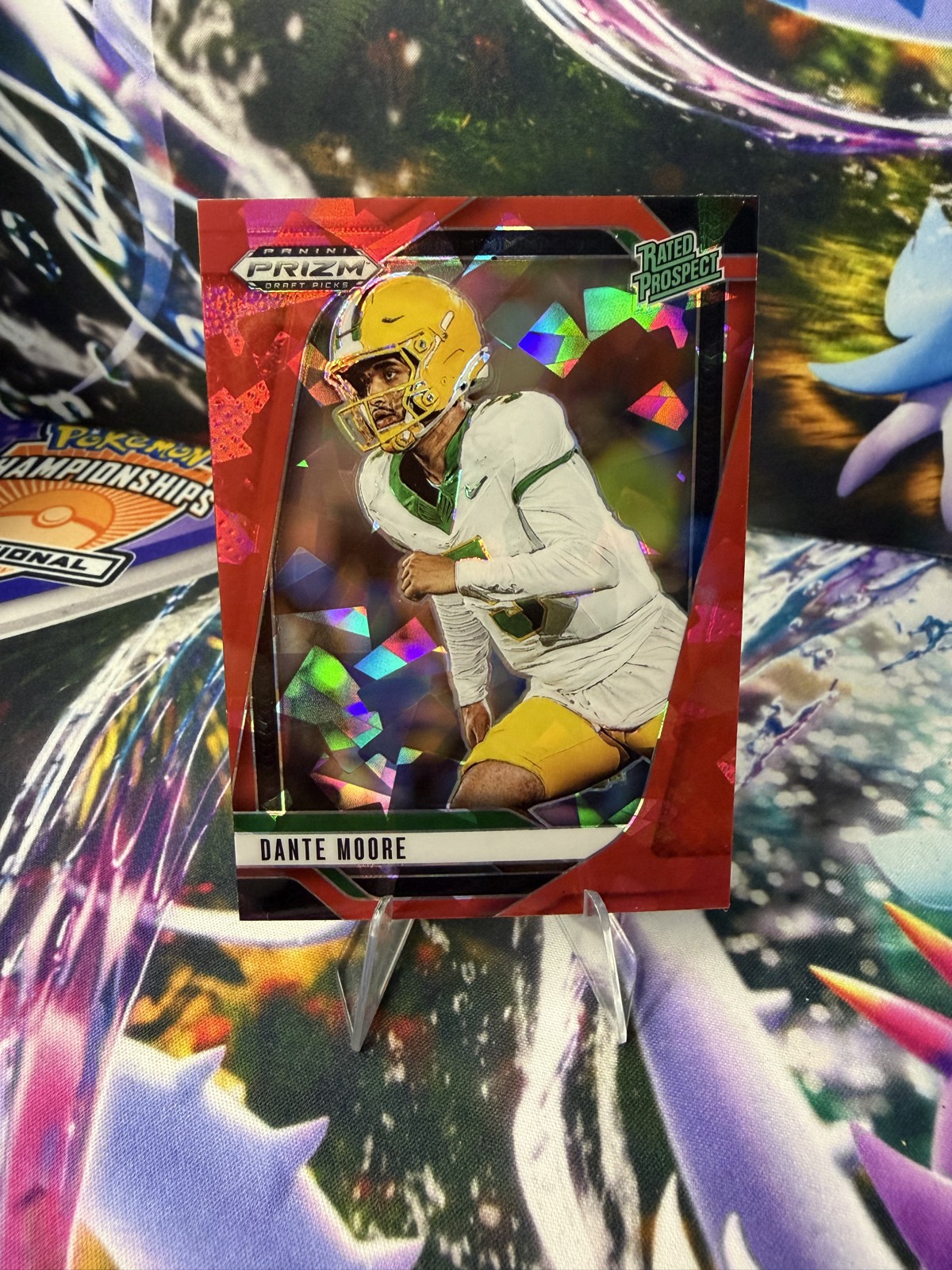 2025 Panini Prizm Draft Picks - Dante Moore #164 Red Ice Prizm (RC)