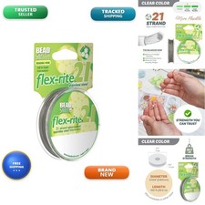 Beadsmith Flex-Rite Beading Wire, Nylon-Coated Stainless-Steel Wire