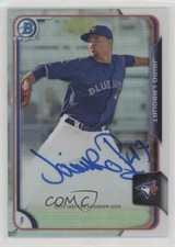 2015 Bowman Chrome Prospects Refractor 49/499 Jairo Labourt #BCAP-JL Auto pb9