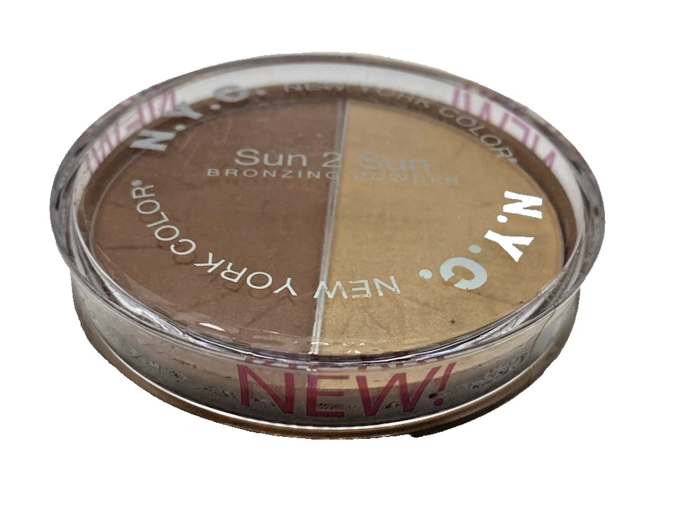 N.Y.C Sun 2 Sun All Over Bronzing Powder 717A Bronze Gold New Sealed Makeup - Image 2 of 4
