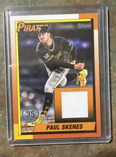 2025 Topps Series 1 - 1990 Topps Baseball Relics Paul Skenes #T90R-PS (MEM)