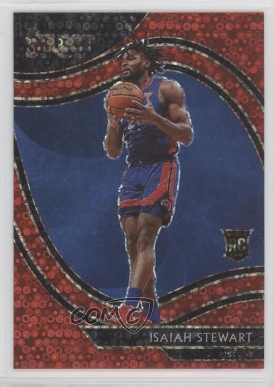 2020-21 Panini Select Courtside Red Disco Prizm /49 Isaiah Stewart #285 pk0