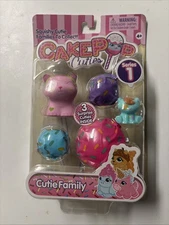 New Cakepop Cuties Kitty Cutie Family Strawberry Shortcat 3 Surprise Series 1
