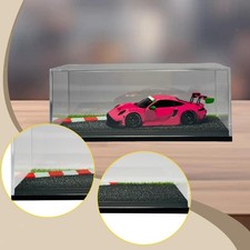 1/64 Diecast Car Display Case DIY Realistic Diorama Diorama Racetrack Scene