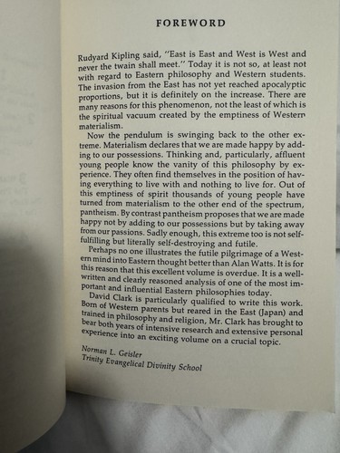 THE PANTHEISM OF ALAN WATTS By David K Clark 1978 FIRST ED. VTG Philosophy Book - Bild 7 von 8