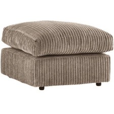 Jumbo Cord Corner 3 2 Seater Sofa L shape Modular Couch Arm Chair with footstool