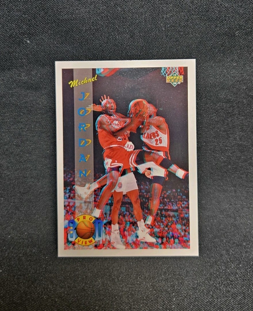 1993-94 Upper Deck Pro View 3D #23 Michael Jordan Chicago Bulls