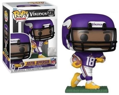 Justin Jefferson (Minnesota Vikings) NFL Funko Pop! With Protector