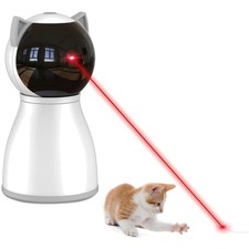 Rechargeable Automatic Cat Laser Toy with Adjustable Angle and Random Movement