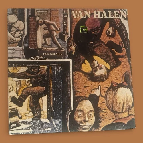 VAN HALEN Fair Warning 1981 FIRST PRESSING Vinyl LP G+/VG/VG Warner Bros