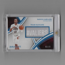 2024-25 Panini Immaculate Darius Garland Team Slogans Game Used Patch /10 NBA