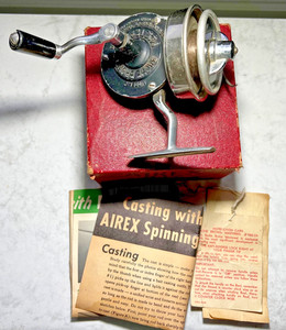 Annonce Pub Originale Vintage Airex Reels Pêche USA 1960