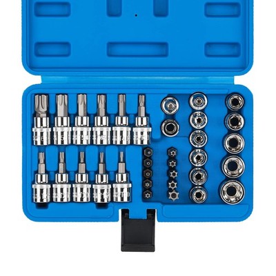 34 Pieces 3/8-Inch Drive Torx Bit Socket and E-Torx (Star) Socket Set, CR-V &...