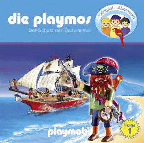 Die Playmos - Der Schatz Der Teufelsinsel,1 Audio-Cd | HöRspiel-Abenteuer | Rost-image