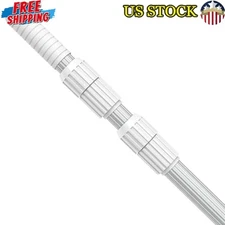 Telescopic Pool Cleaning Pole 15FT Lightweight Aluminum Alloy Universal Fit New