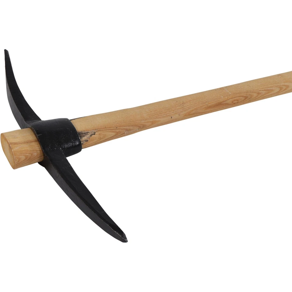 Kreuzhacke Spitzhacke Gartenhacke Grabhacke 3,5kg mit Stiel 95 cm Eschenholz - Bild 4 von 4