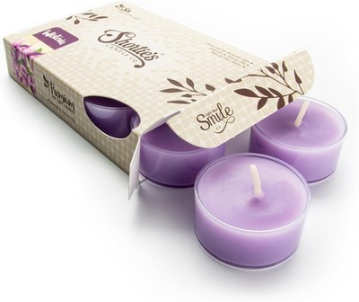 e Wisteria Premium Tealight Candles - Highly Scented with ential &