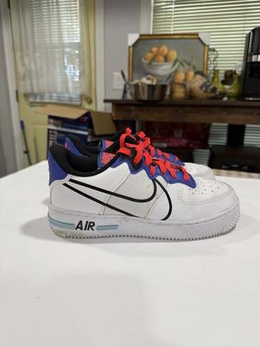 Nike Air Force 1 React DIMSIX Astronomy Blue Sneaker Shoe 6Y Womans 7 CD6960-101 - Picture 3 of 15