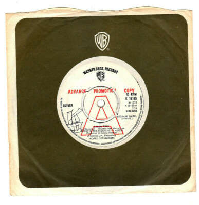 QUIVER - GREEN TREE / I MIGHT STUMBLE. UK ORIG 1972 PROMO & CO/SLEEVE. EX/EX