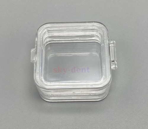 Dental Membrane Box Denture Storage Plastic Veneers Crown Display Case 5x5x2.5cm - Picture 2 of 19