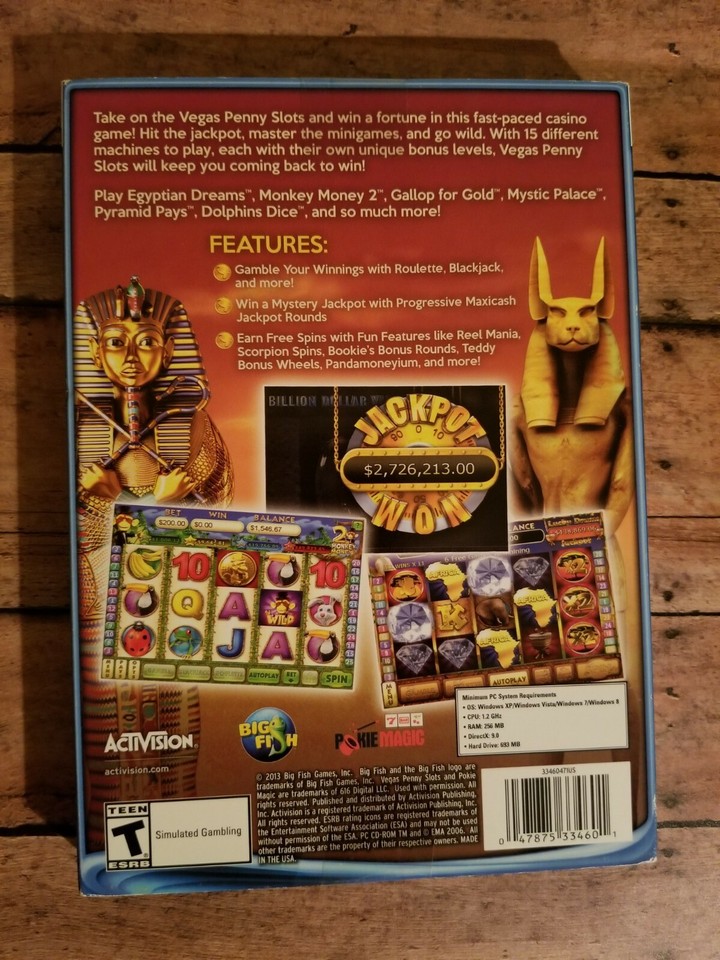 BIG FISH VEGAS PENNY SLOTS (15 SLOT GAMES) / CD-ROM / PC 2013 ...
