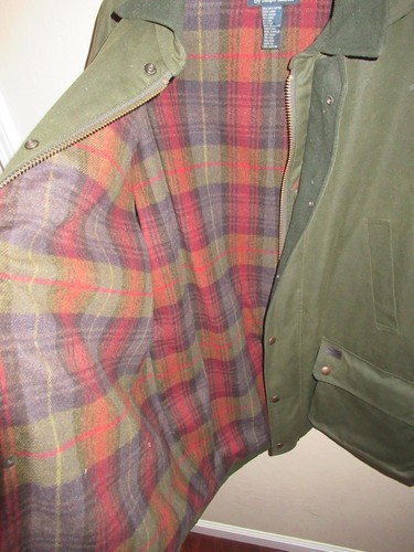 Polo Ralph Lauren Mens Waxed Canvas Fatigue Cargo Field Jacket Coat Green XL - Picture 9 of 12